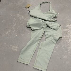 Aritzia Wilfred Free Halter Jumpsuit